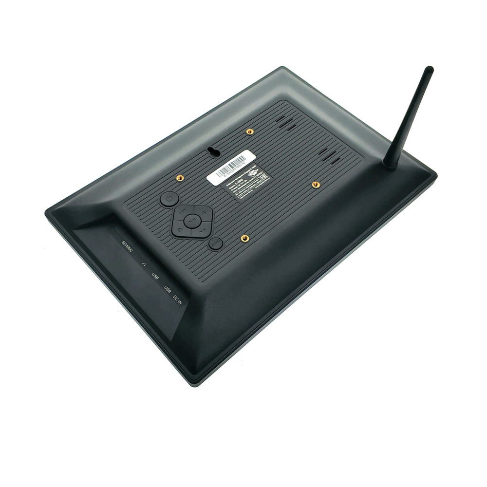 картинка Цифровая фоторамка 10" Espada E-10HD, 8Gb, цвет черный, рекламный монитор 
