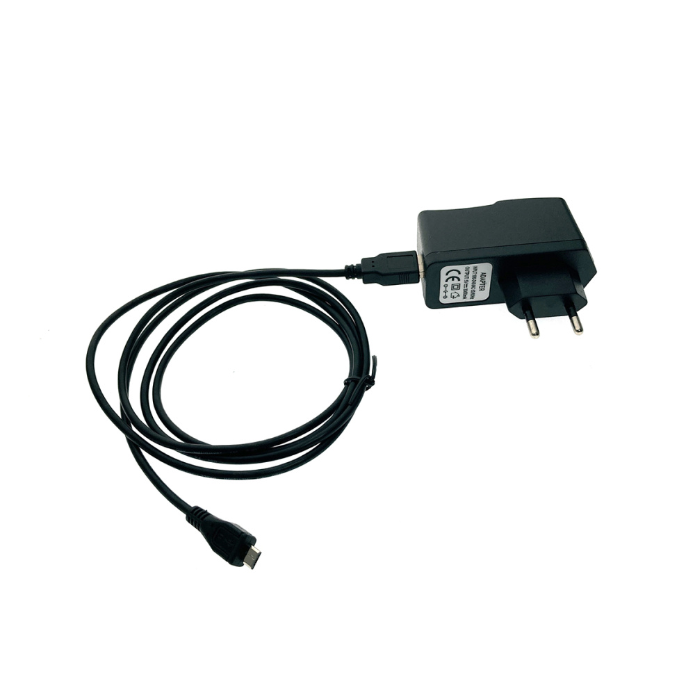 картинка Адаптер питания, блок питания, 220В на 5В / 3А, Espada E-03AUSB, с кабелем micro USB 1.5м 
