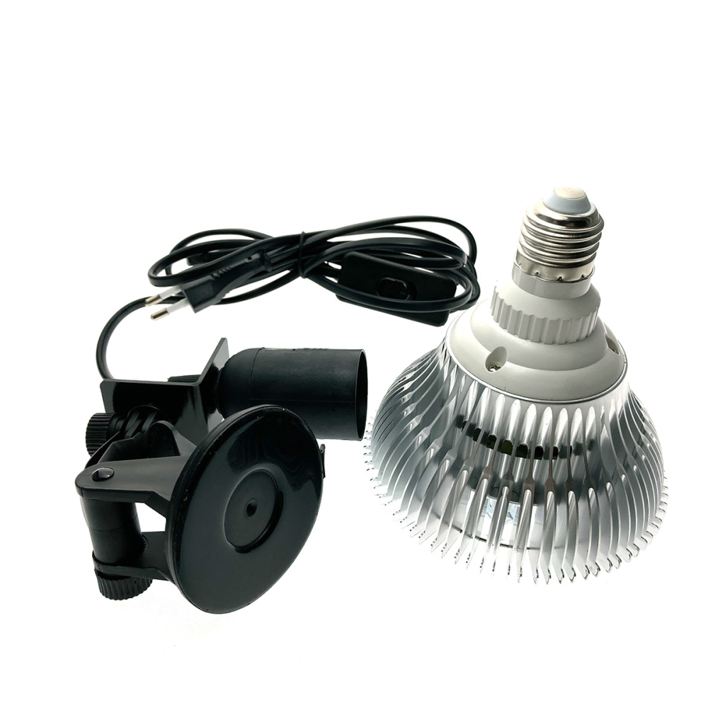 картинка Светодиодный светильник на присоске Espada E-Fito10WE27L1.8 с выключателем и фитолампой Е27 10 Вт 