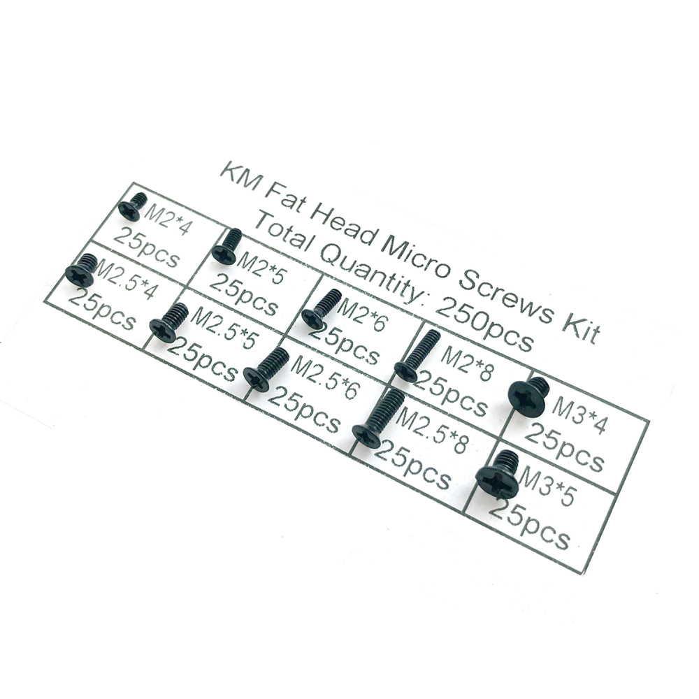 картинка Набор винтов для ноутбука Espada MSK-250 в пластиковом кейсе 250 шт 