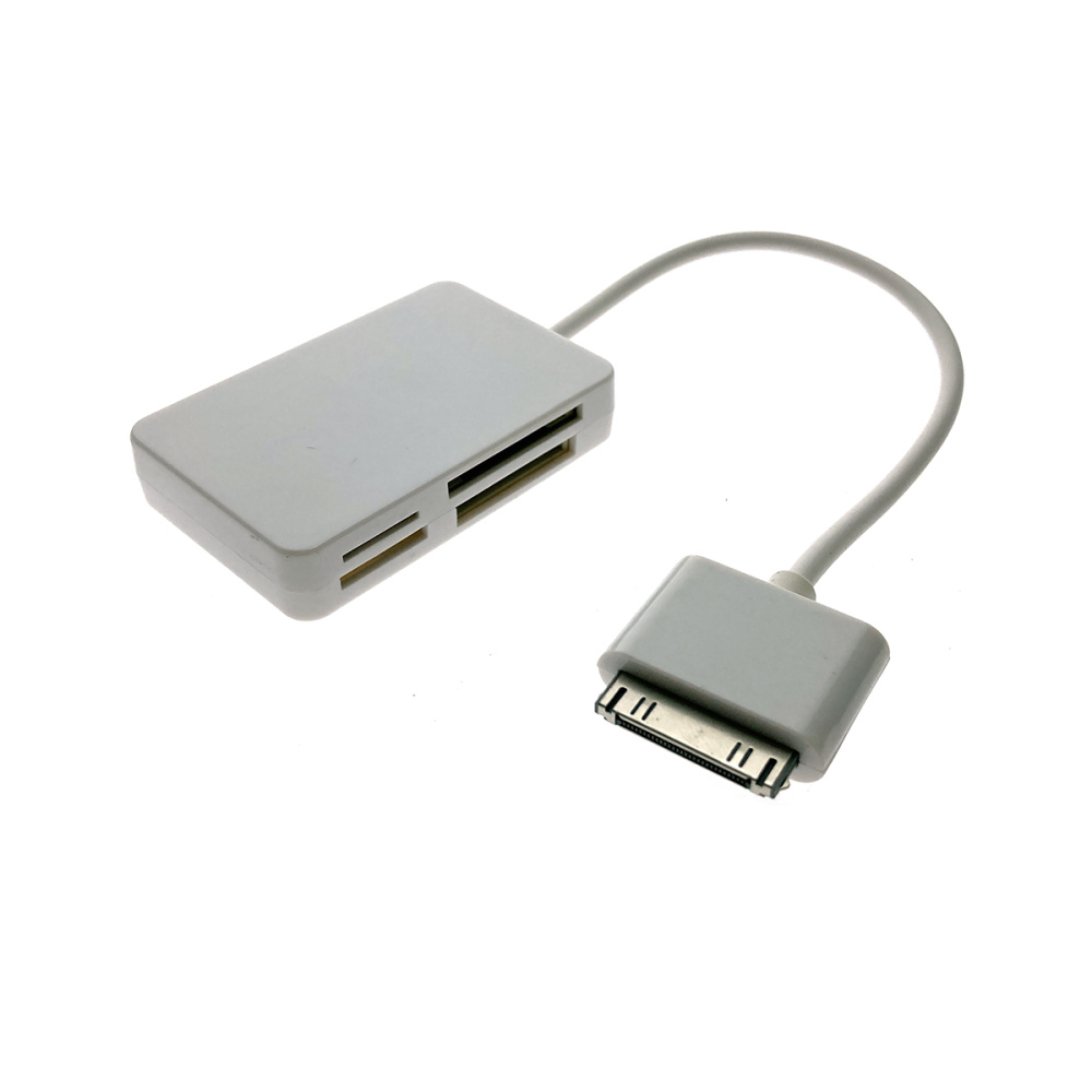 картинка Картридер для Ipad iPhone, iPhone 3, iPhone 4 30pin to USB/SD/MMC/MS/M2 C01Ip Espada 