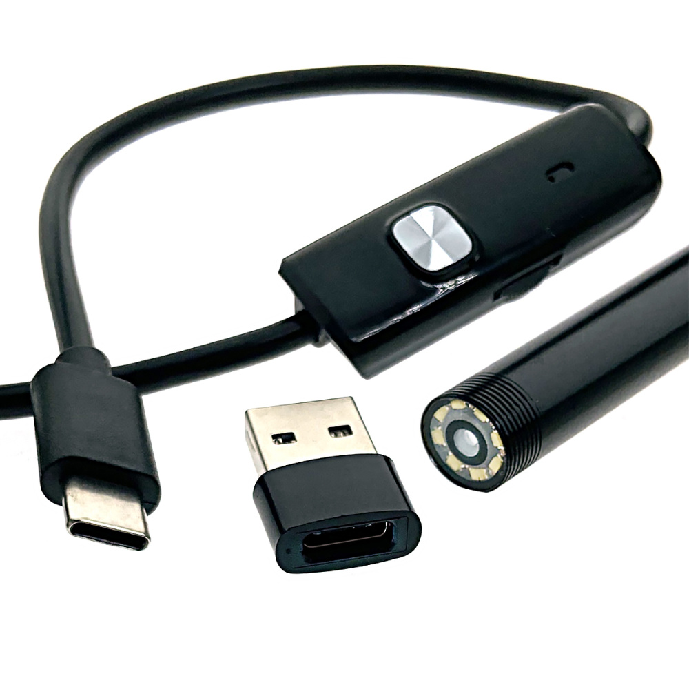 картинка Водонепроницаемый USB type C + USB3.0 эндоскоп EndstyC2 Espada, 2м с подсветкой ip67 / гибкая камера 