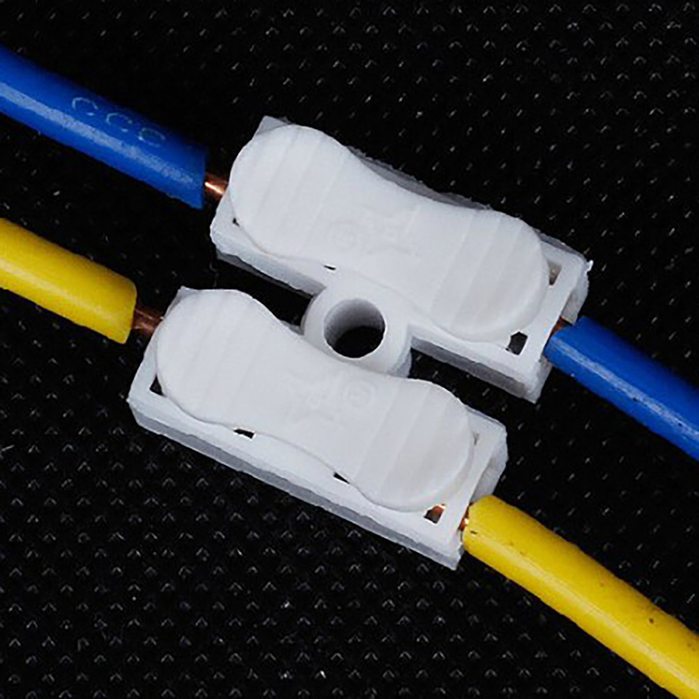 картинка Клемма соединительная для светодиодных лент, 2 контакта, IP20, 18х18 мм 