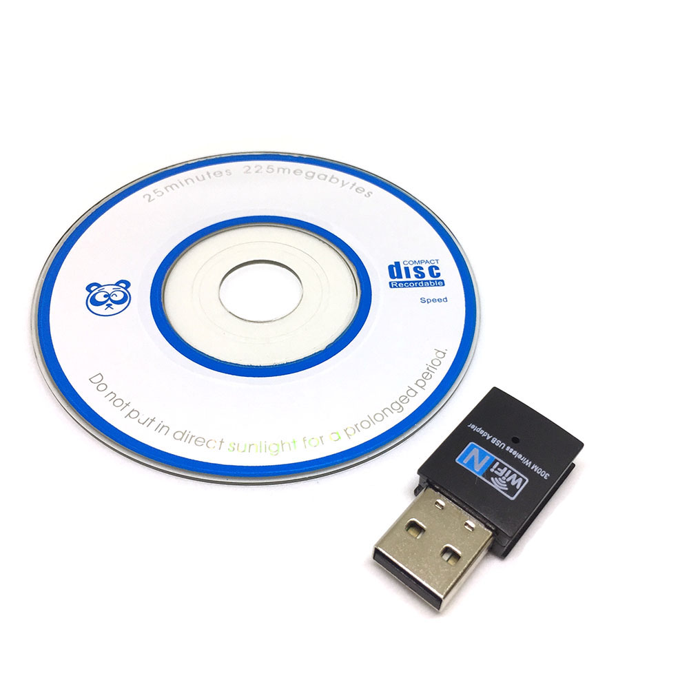картинка USB - Wifi адаптер 300Мбит/c, 802.11n, 2,4 ГГц, модель UW300-1, Espada /Сетевая карта 