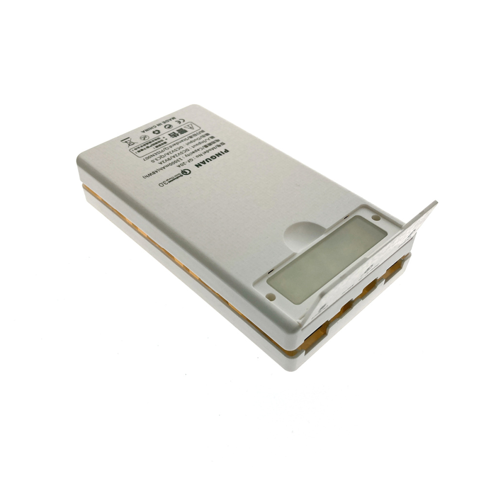 картинка Power Bank без аккумуляторов, модель QC3, Type-C+Micro USB, белый 