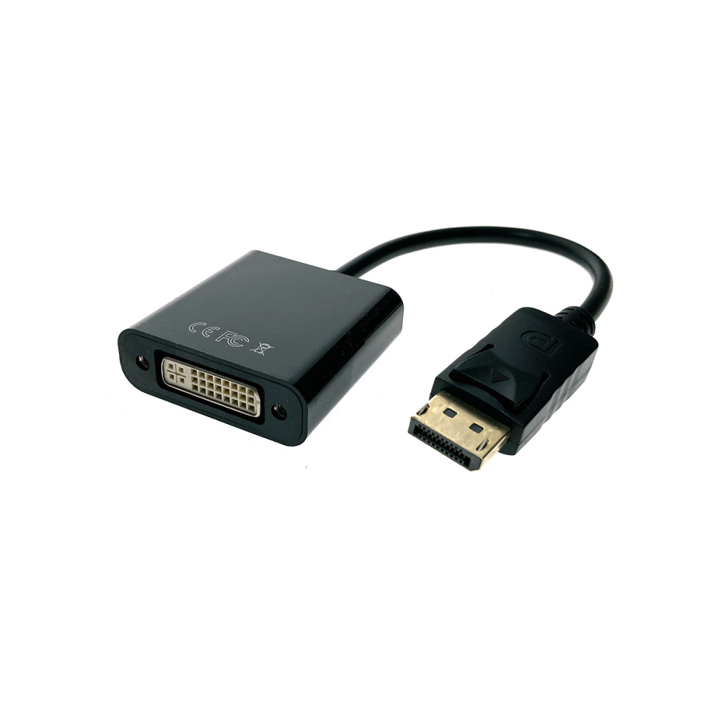 картинка Конвертер Display Port 20 pin male to DVI-I 29 pin female 20см Espada модель: EPortM-DVIF20 