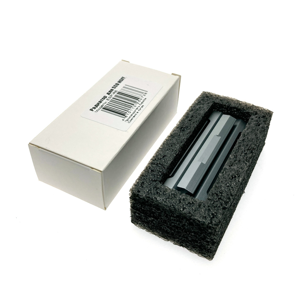 картинка Радиатор для SSD М.2 2280 алюминиевый с пассивным охлаждением , Espada ESP-R6 серый 