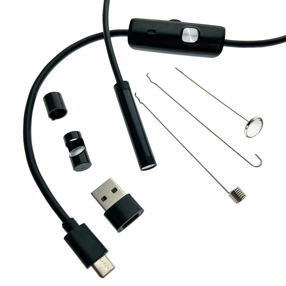 картинка Водонепроницаемый USB type C + USB3.0 эндоскоп EndstyC3 Espada, 3,5 м с подсветкой ip67 / видеоскоп 