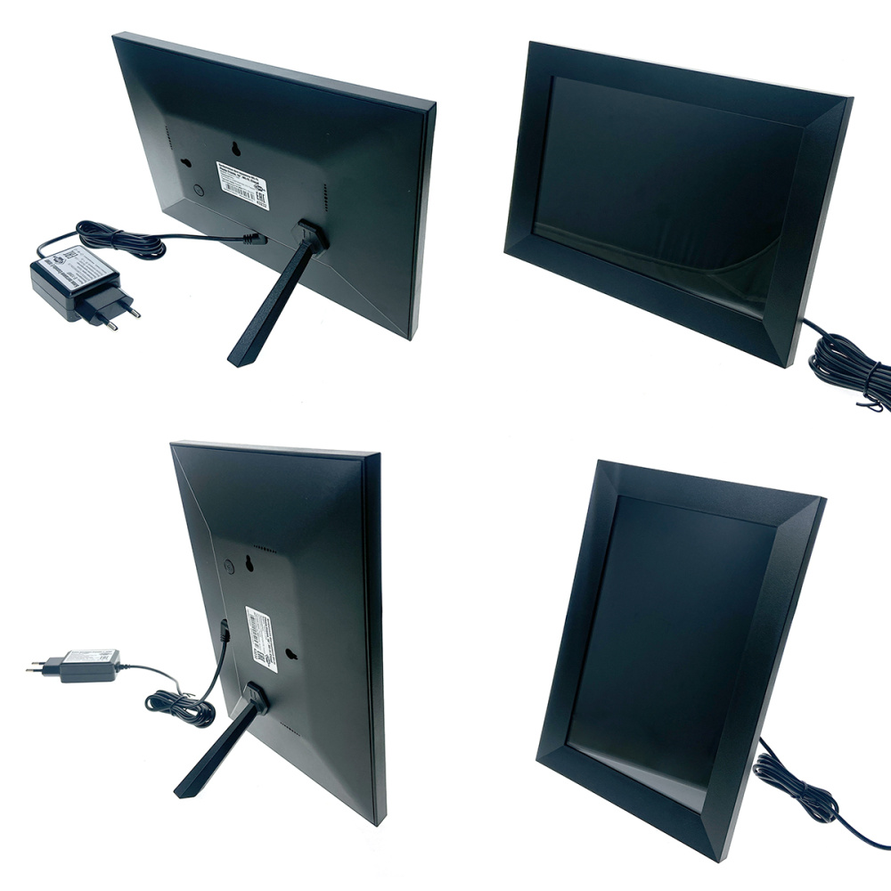 картинка Цифровая фоторамка 10" Espada E-10WF black, 16Gb, Wi-Fi, Cloud 