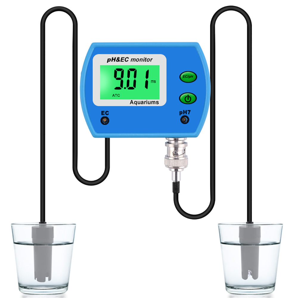 картинка Измеритель PH-9853 2в1 PH/EC Espada для измерения PH и электропроводности воды / кондуктометр 