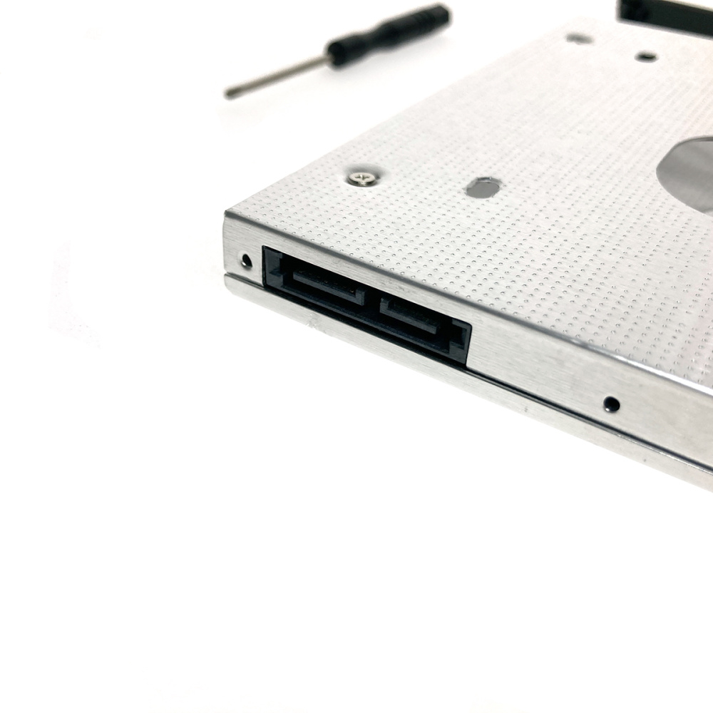 картинка Адаптер оптибей SS12 Espada SATA/miniSATA/SlimSATA/12,7мм для подключения HDD/SSD 2,5” к ноутбуку вместо DVD 