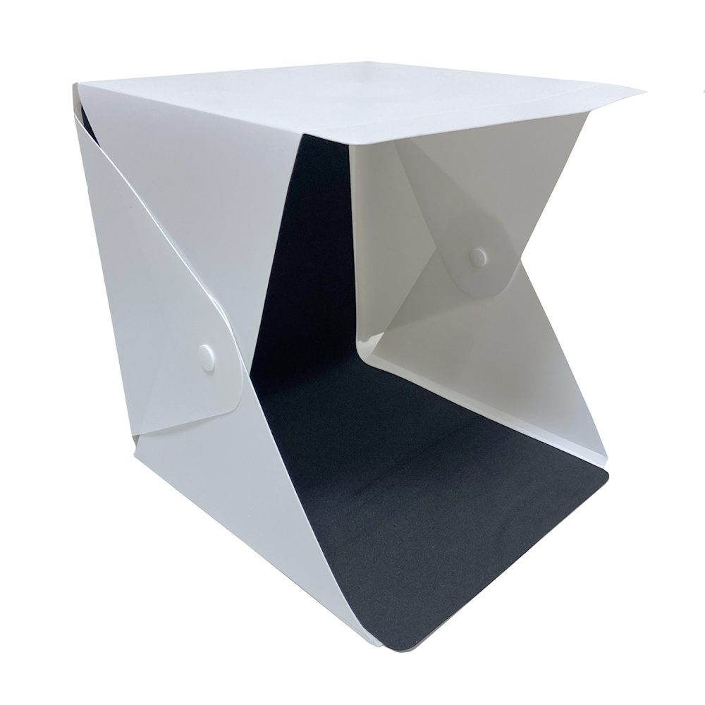 картинка Лайт куб ELC20 Espada 23x21x23 см для предметной фотосъёмки со светодиодной подсветкой 