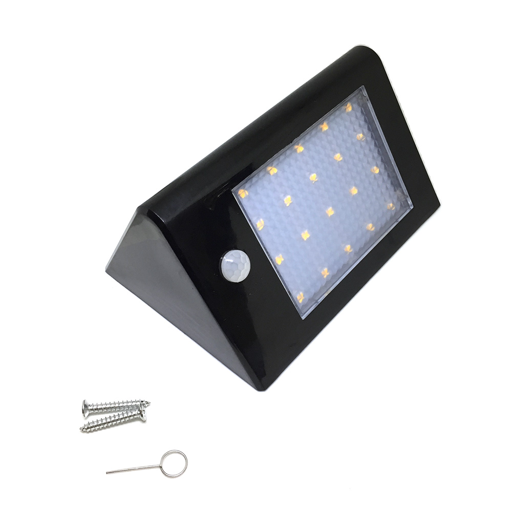 картинка Уличный светодиодный светильник /фонарь/ c датчиками движения и освещения на солнечной батарее Espada E-WTS6204, IP65, 4W 