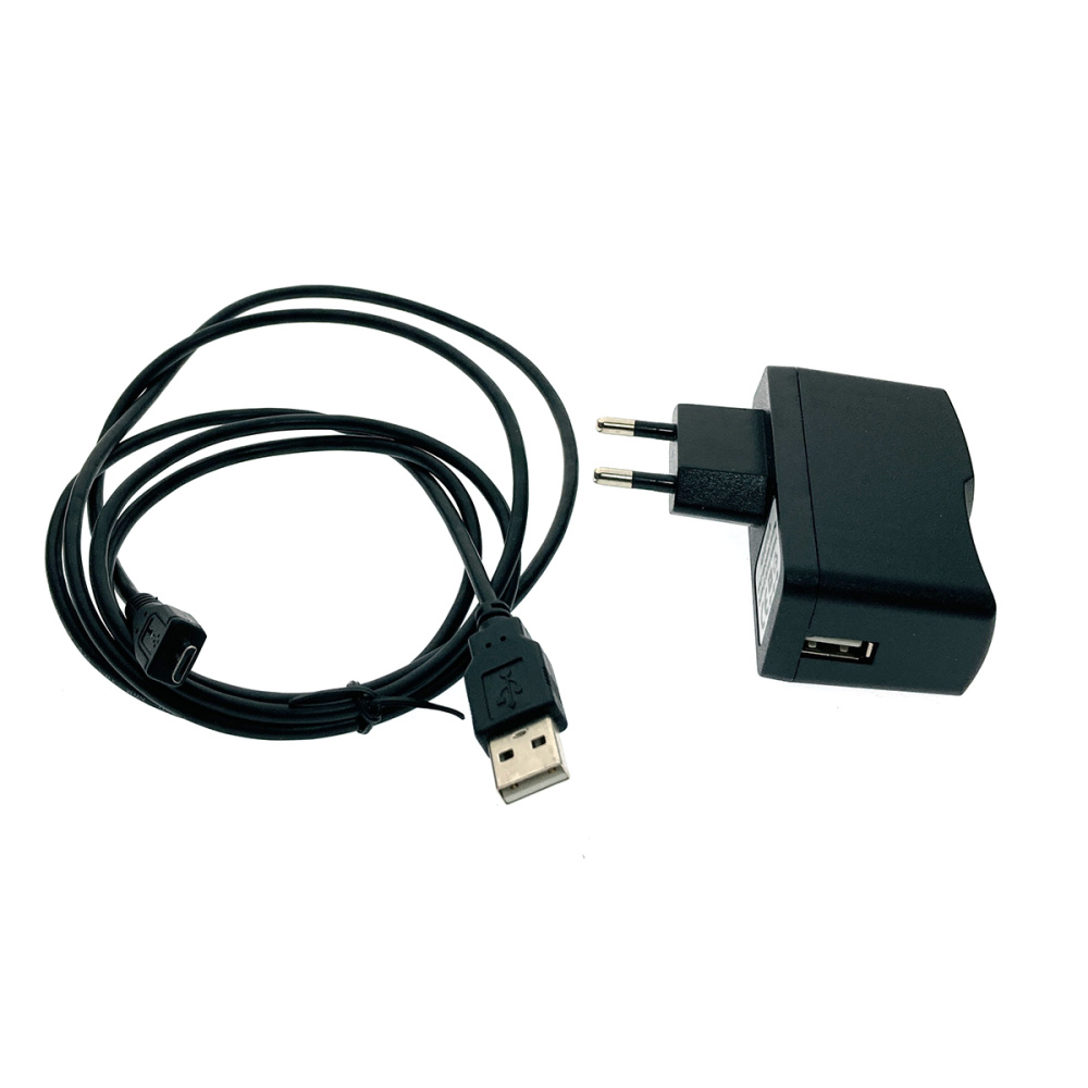 картинка Адаптер питания, блок питания, 220В на 5В / 3А, Espada E-03AUSB, с кабелем micro USB 1.5м 