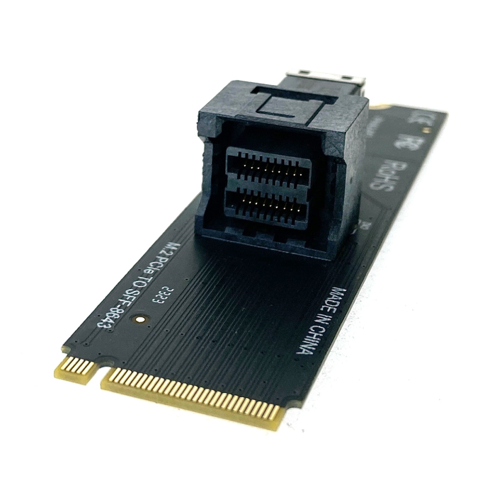 картинка Адаптер M.2 ключ M, U.2 SFF-8643, модель M2U2, Espada /для подключения SSD U.2 SFF-8639/ 