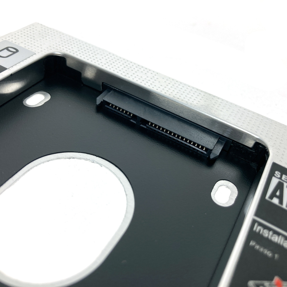 картинка Адаптер оптибей SS95 Espada SATA/miniSATA /SlimSATA/ 9,5мм для подключения HDD/SSD 2,5"к ноутбуку вместо DVD 