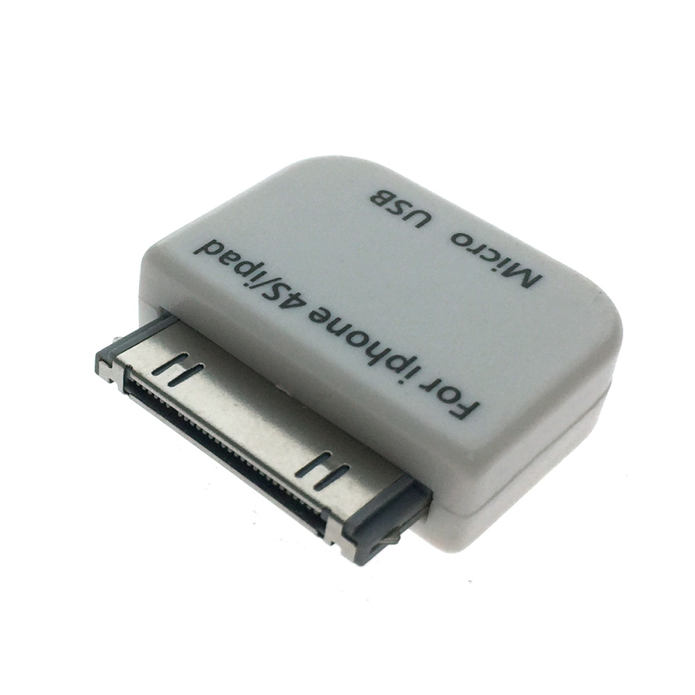 картинка Переходник Ipad/Iphone 30 pin to micro USB type B Female Espada модель: EIPD-micUSBbF 