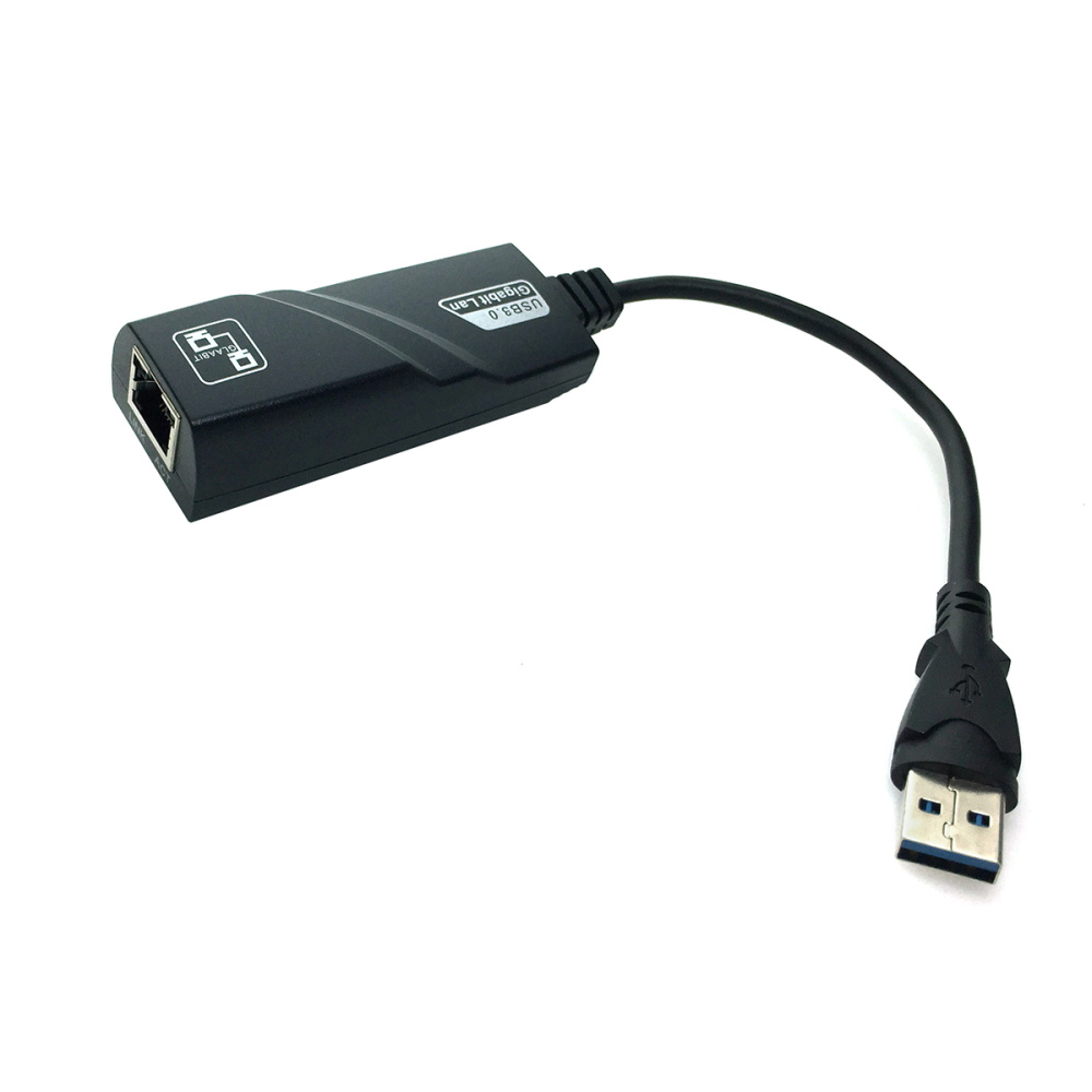 картинка Сетевая карта Ethernet (GigLAN) USB 3.0 на RJ45 до 1000 Мбит/сек, модель UsbGL Espada 
