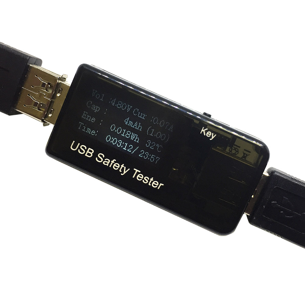 картинка Тестеры и Датчики Цифровой тестер USB, J7-t , 12 параметров (черный) 