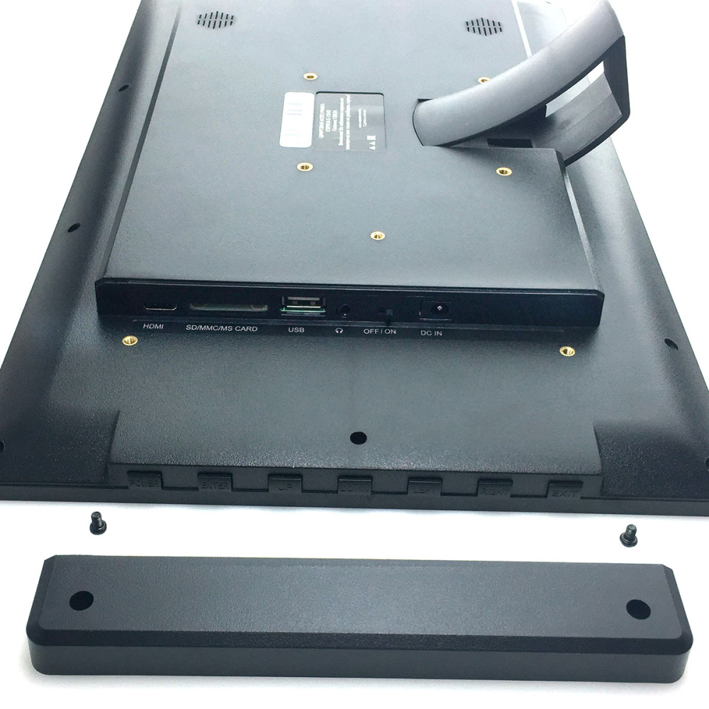 картинка Цифровая фоторамка 13" Espada E-13HD, 16Gb, цвет черный, рекламный монитор 
