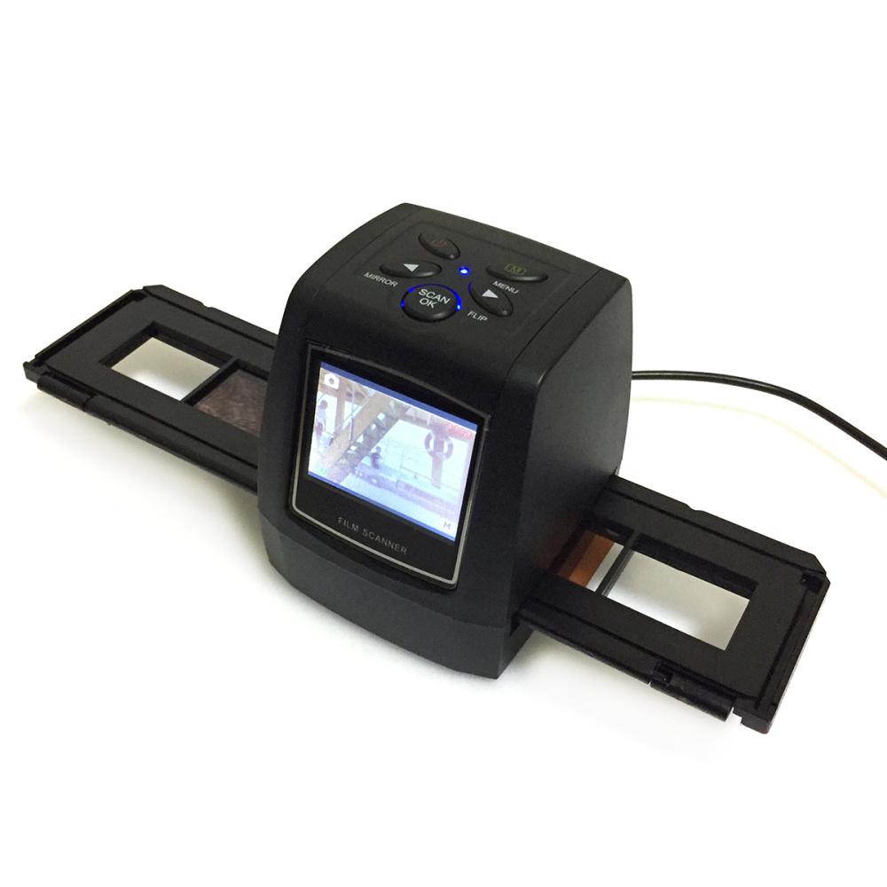 картинка Автономный слайд-сканер Espada FilmScanner EC718 для пленок 35мм и слайдов, цветной LCD экран 2.4"  