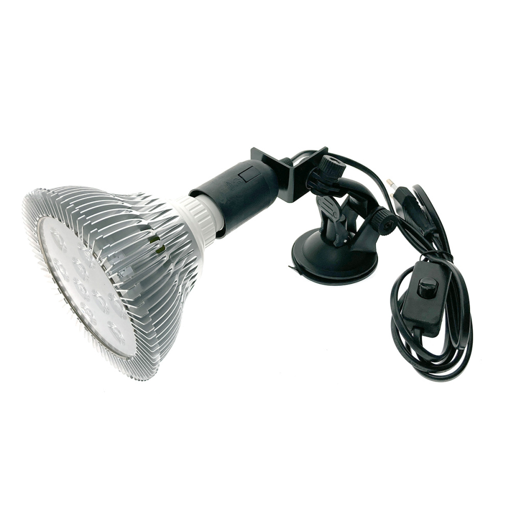 картинка Светодиодный светильник на присоске Espada E-Fito10WE27L1.8 с выключателем и фитолампой Е27 10 Вт 