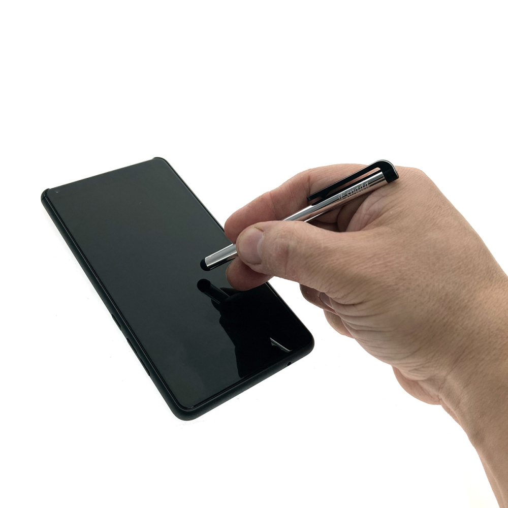 картинка Стилус пассивный STP-101 серебро Espada для планшетов и смартфонов 