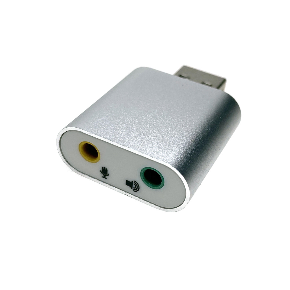 картинка Внешняя звуковая карта USB, модель PAAU005, Espada /для ноутбука/ПК/ 