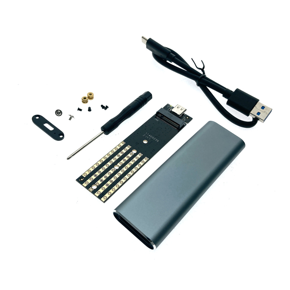 картинка Внешний корпуc для M.2 NGFF SSD USB 3.2 Gen 2x1 - M.2 key B, B+M до 10 Гбит/c чип JMS580, модель e9023U31 ver2 Espada 