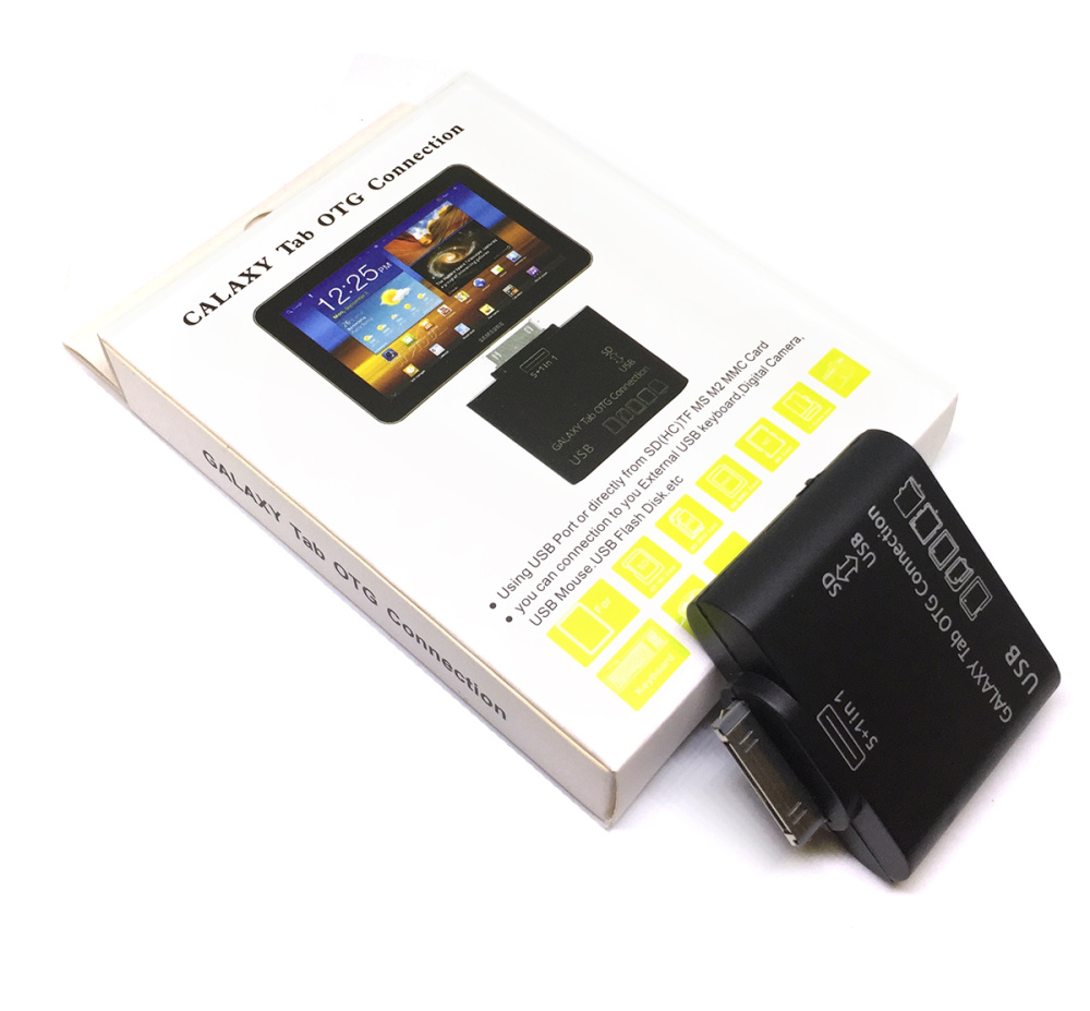 картинка Картридер Galaxy Tab to USB/SD/HC/TF/MMC/MS/M2 Espada C01Tb 
